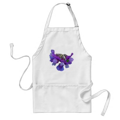 Beach Pea (Lathyrus maritimus) Coordinating Items Apron by CarolsCamera