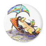 beach penguin magnets