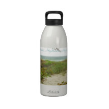 Beach photo by gbillips water bottle