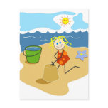 Beach Play postcards