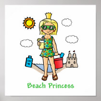 Beach Princess Print