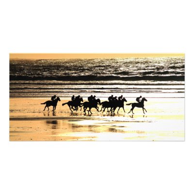 Beach Racing Ireland Photo Card Template by Irishdreams