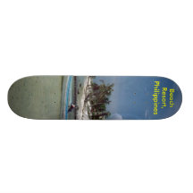 Beach Resort, Philippines Skate Board Deck