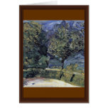 Beach Road Near Gmunden In The Background, Card
