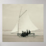Beach Sailing in Ormond Florida 1900 Poster