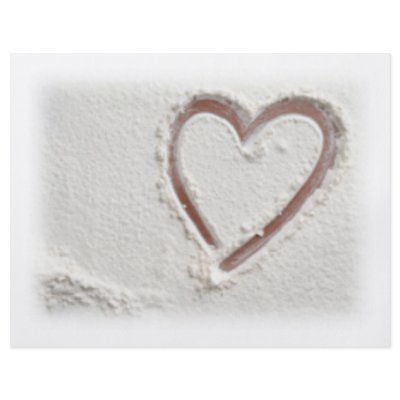 Beach Sand  Valentine Flyer Design by Incatneato