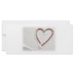Beach Sand  Valentine rack cards