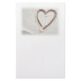 Beach Sand  Valentine Stationery Paper