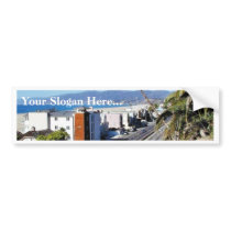 Beach Santa Monica Ocean Bumper Sticker