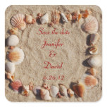 Beach Save the Date Envelope Seals