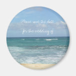 Beach Save the Date Fridge Magnets