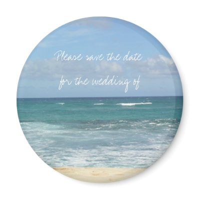 Beach Save the Date by vanceandlori