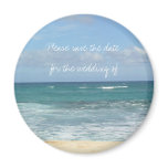 Beach Save the Date magnets