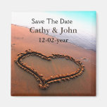 beach Save the date magnet