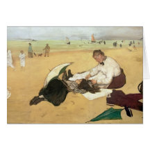 Beach scene greeting cards
