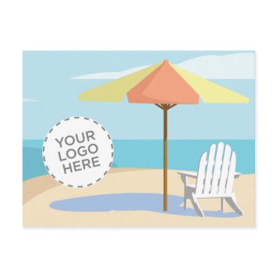 Beach Scene Postcards by pitneybowes