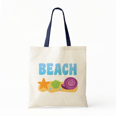 Beach Seashells Tote Bag by toxiferous