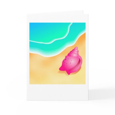 Beach Shell Greeting Card by prawny