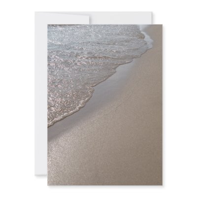 Beach Shoreline Invitation by camcguire