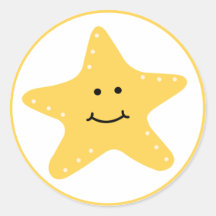 Beach Starfish Sticker