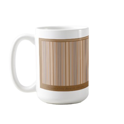Beach Stripe Mug in Beige by Gingezel