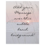 Beach Sunset Background Flyer