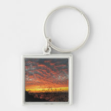 Beach Sunset Keychain