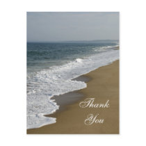 Beach Thank You Note Postcard