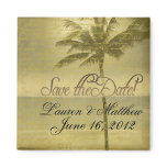 Beach theme save the date magnets