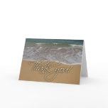 Beach theme Thank You cards