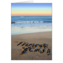 Beach Theme Thank You card