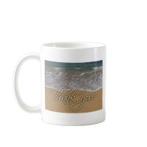 Beach theme Thank You Mugs