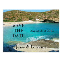 Beach Theme Wedding 2 - Save the Date Postcard