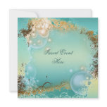 Beach theme wedding - elegant party personalized invite