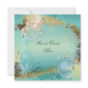 Beach theme wedding - elegant party invitations