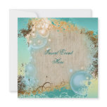 Beach theme wedding - elegant party invitations