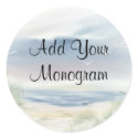 Beach Theme Wedding Envelope Seals, Labels stickers