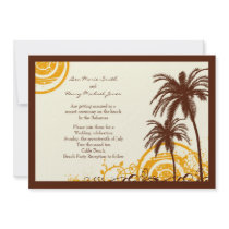 Beach Themed Invitation