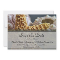 Beach Themed Save the Date Invite