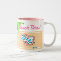 BEACH TIME! Boynton Coffee Mug