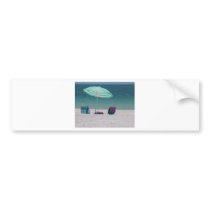 Beach time Is Near Bumper Sticker