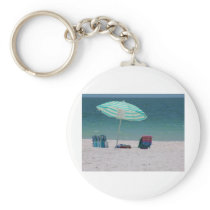 Beach time Is Near Keychain