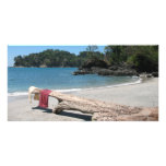 beach towel photo cards
