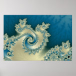 Beach Triple Twirl Poster