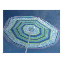 Beach Umbrella Post Cards