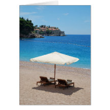 Beach vacations in Montenegro Card