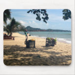 Beach Vendings ... Lamai Beach, Koh Samui Island Mousemat