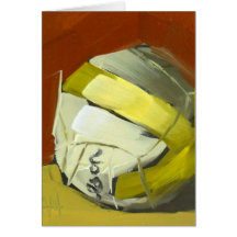 beach volleyball greeting card