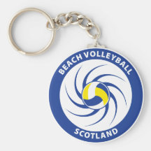 Beach Volleyball Scotland Key Chain