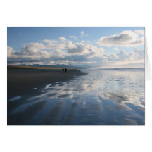 Beach Walk Greeting Card
